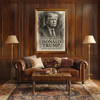 Donald Trump 47th President Poster