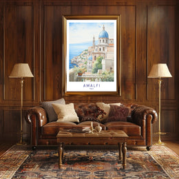 Amalfi Coastline Poster PosterGoat