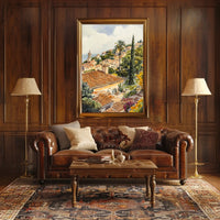 Monaco Princes Palace Old Town View Poster
