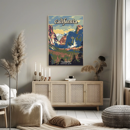 Yosemite National Park Poster