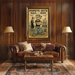 Popeye 1929 Art Poster POP-01