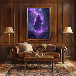 Enchanted Forest Wanderer Art Print Poster for Home Decor and Nature Lovers PosterGoat
