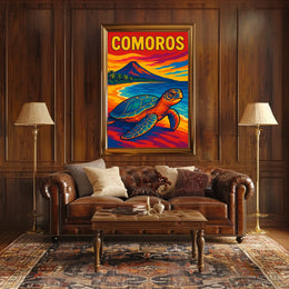 Comoros Coastal Beauty Poster