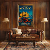 Majestic Monaco Poster
