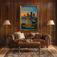 Louisville, Kentucky Where Tradition Meets Innovation Poster