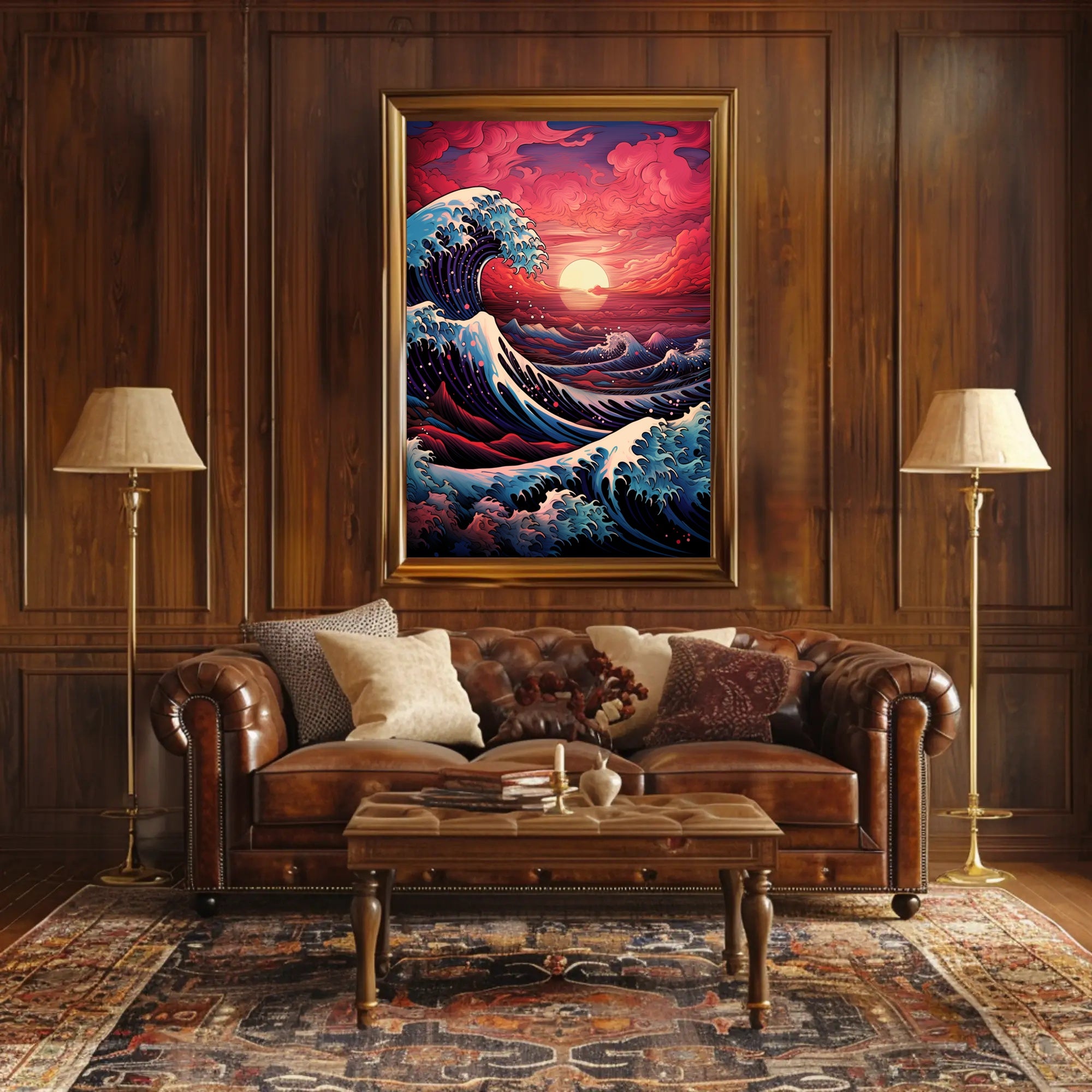 Waves Of Color Poster PosterGoat