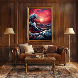 Waves Of Color Poster PosterGoat
