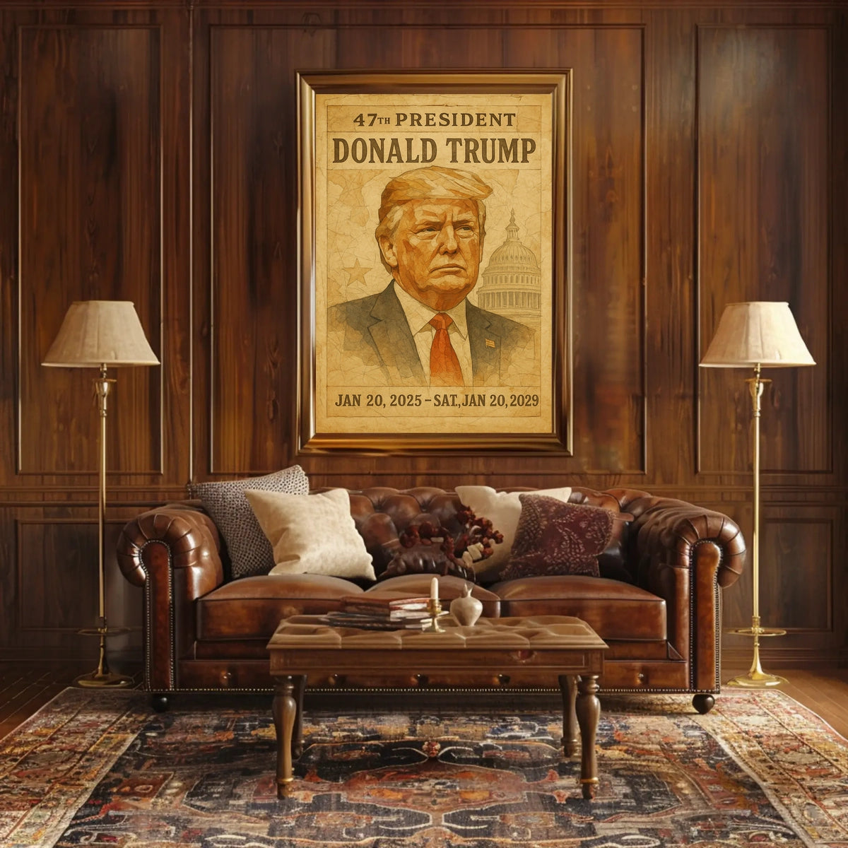 Donald Trump 47Th President Poster