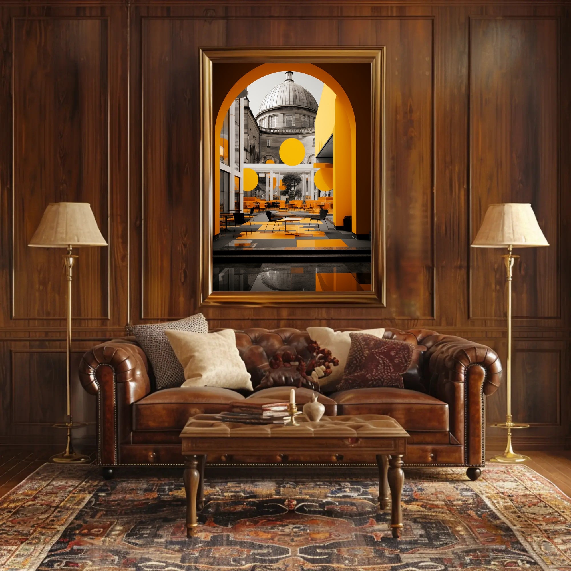Modern Architectural Elegance Modern Poster