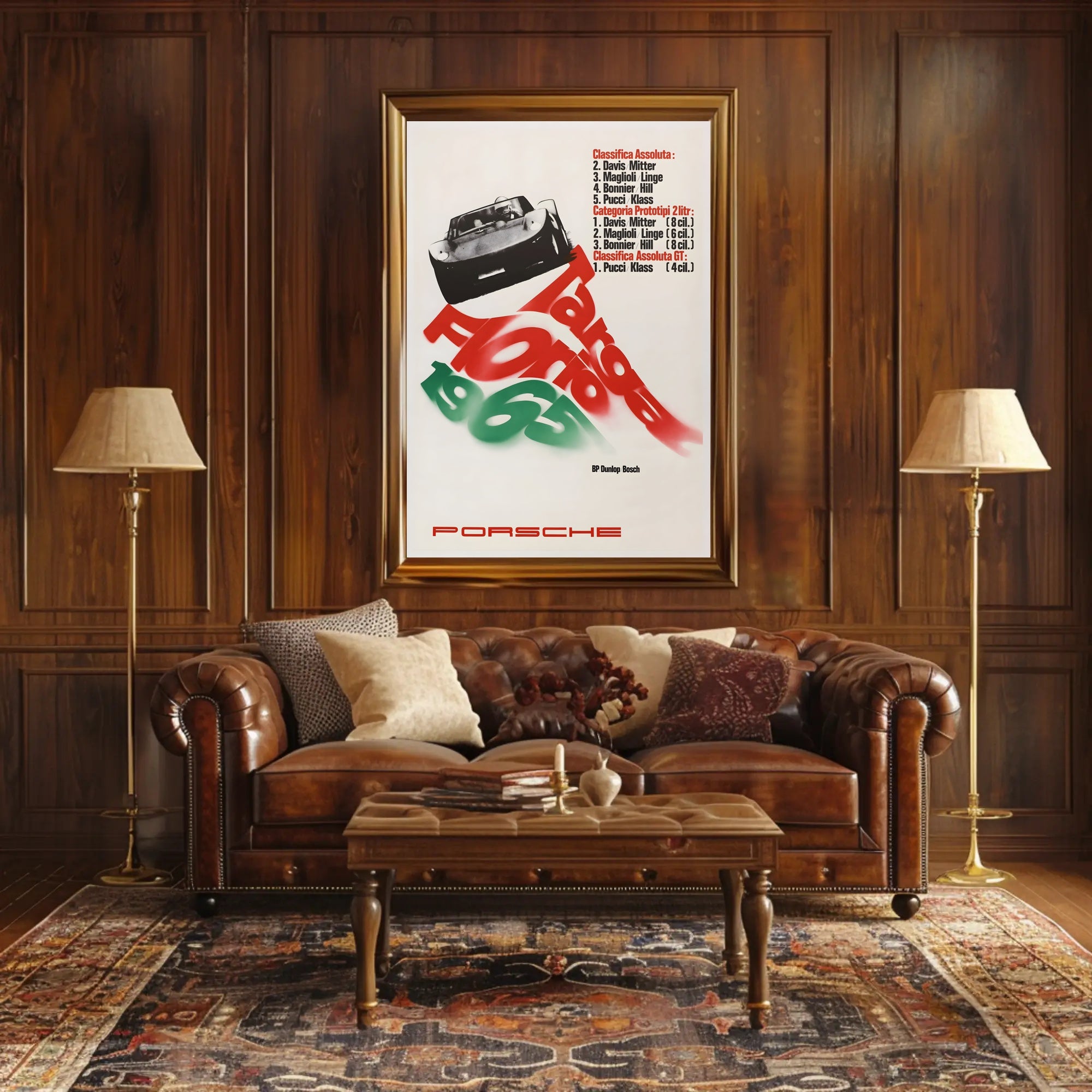 Targa Florio 1965 Racing Results Poster