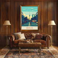 Vibrant Berlin Cityscape Poster