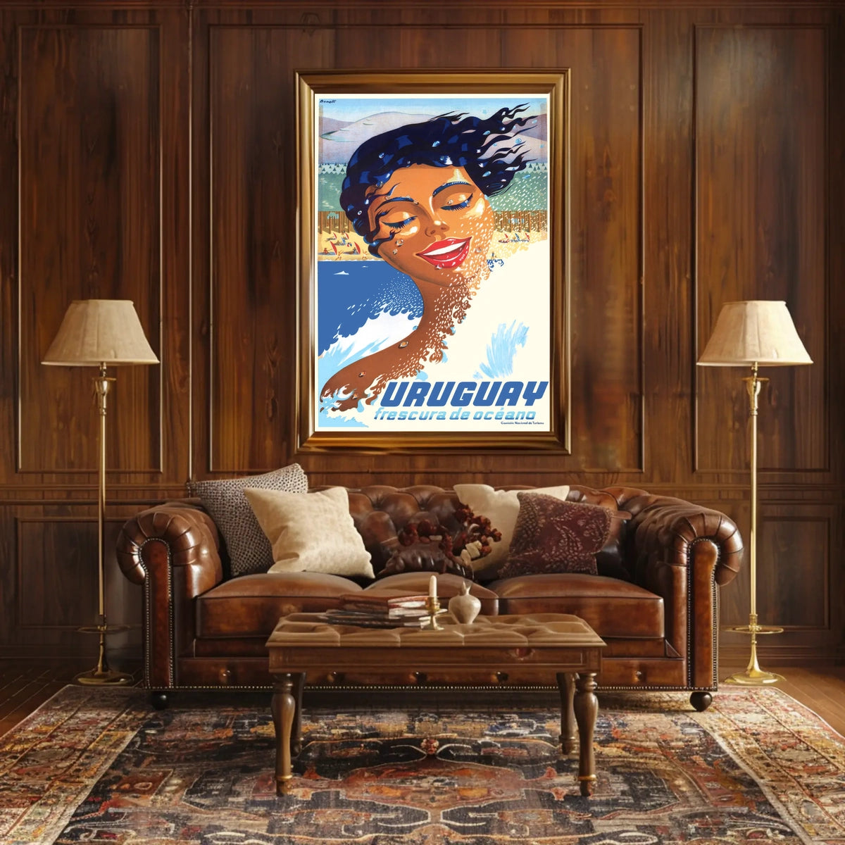Uruguay Frescura De Océano Poster