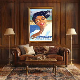 Uruguay Frescura De Océano Poster