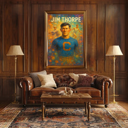 Jim Thorpe A Legendary Athlete Poster