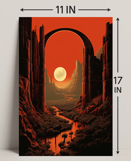 The Enchanted Canyon Poster PosterGoat