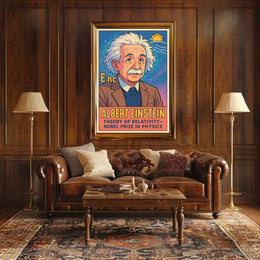 Albert Einstein Theory Of Relativity Poster