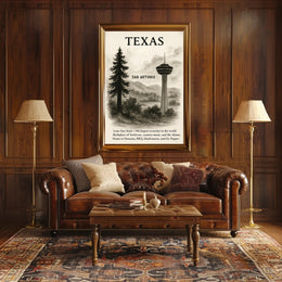 Texas The Lone Star State Poster PosterGoat