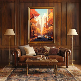 Autumn In The City Poster PosterGoat