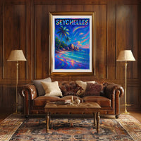 Seychelles Paradise Poster