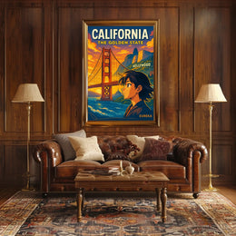 California The Golden State Poster