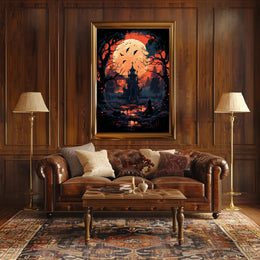 Haunted Mansion Under The Blood Moon Poster