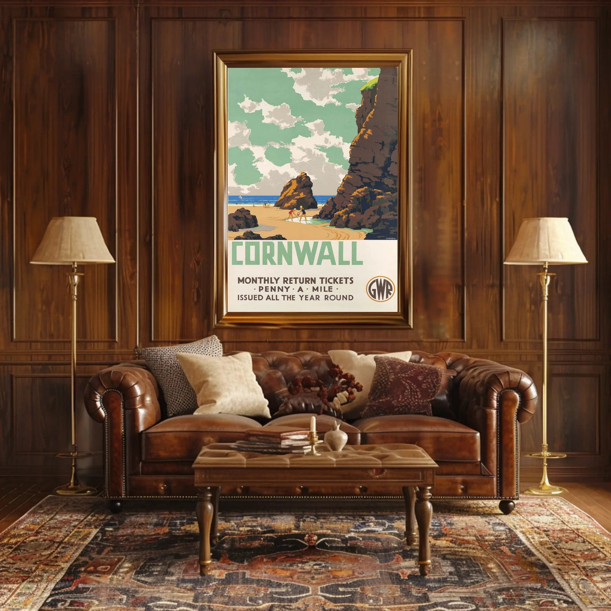 Cornwall Travel Promotion Poster