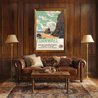 Cornwall Travel Promotion Poster
