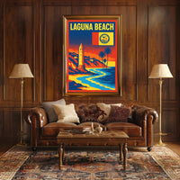 Laguna Beach Scenic Poster PosterGoat