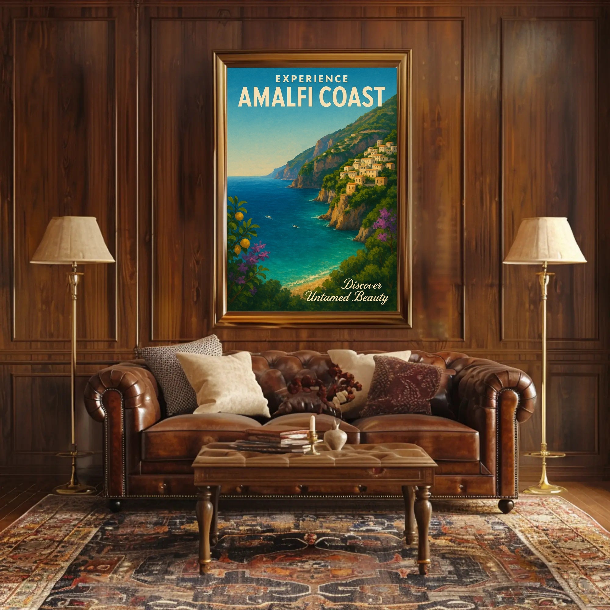 Experience the Amalfi Coast Poster PosterGoat