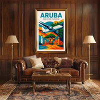 Discover Paradise in Aruba Poster PosterGoat