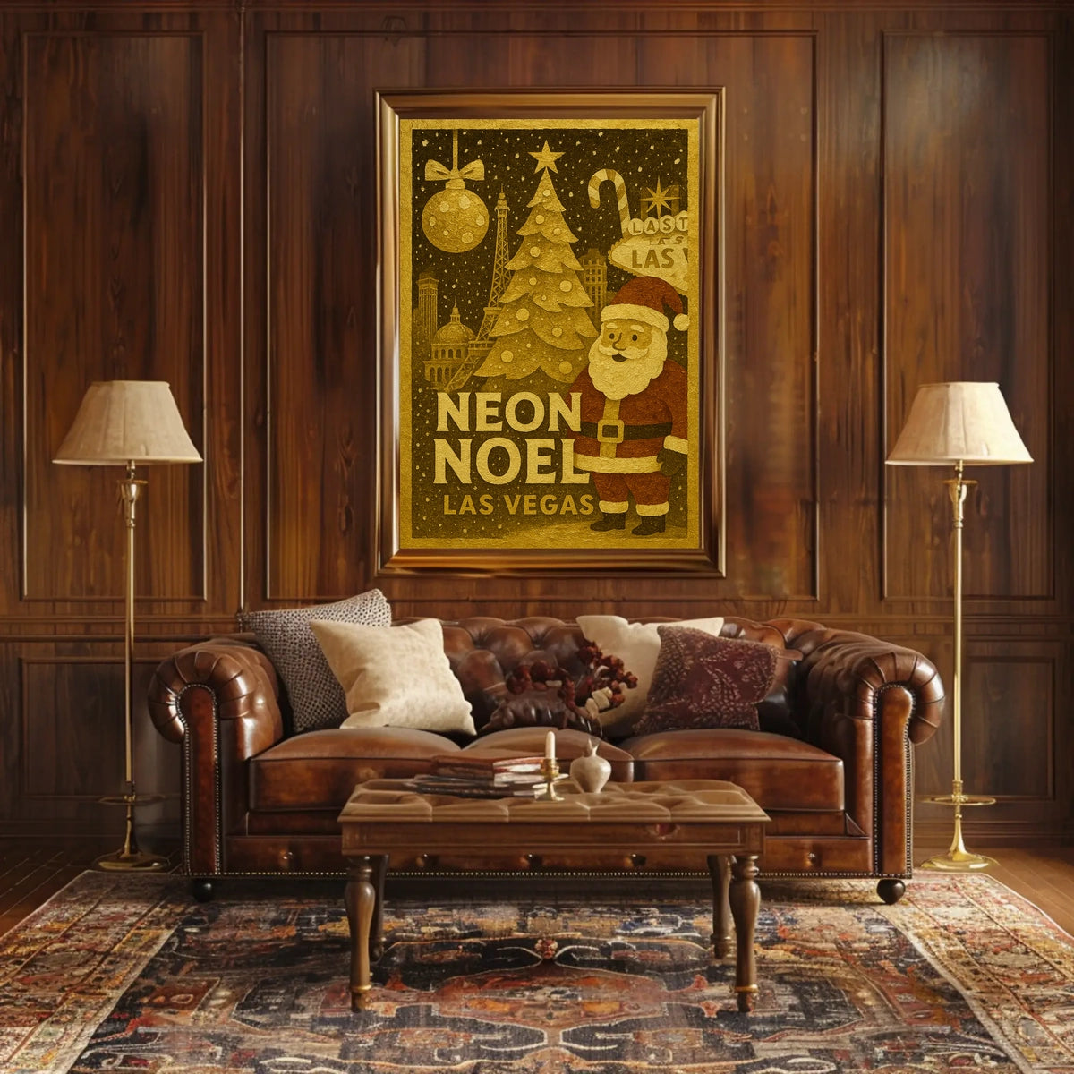 Neon Noel In Las Vegas Poster