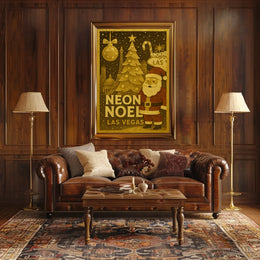 Neon Noel In Las Vegas Poster