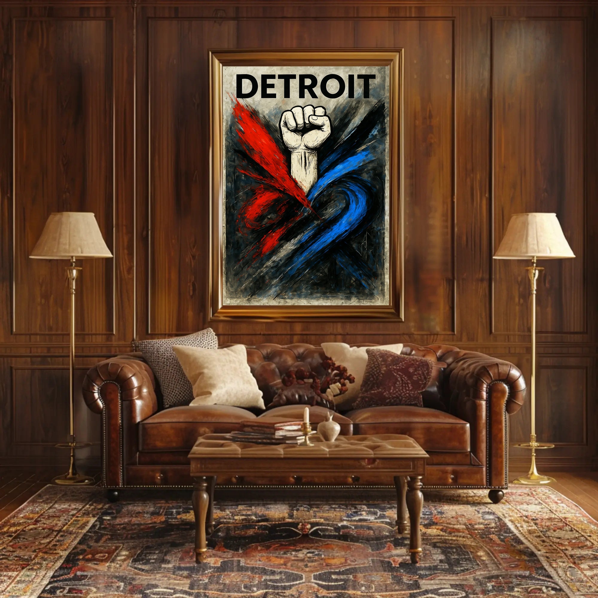 Detroit - Power and Unity Poster PosterGoat