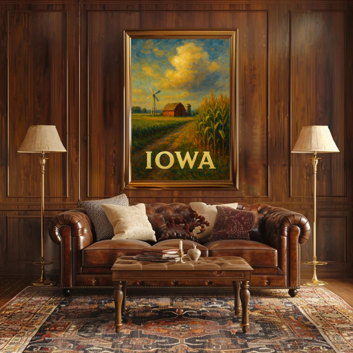 Iowa Landscape Poster
