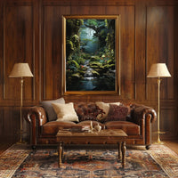 Enchanting Forest Fantasy Art National Park Poster
