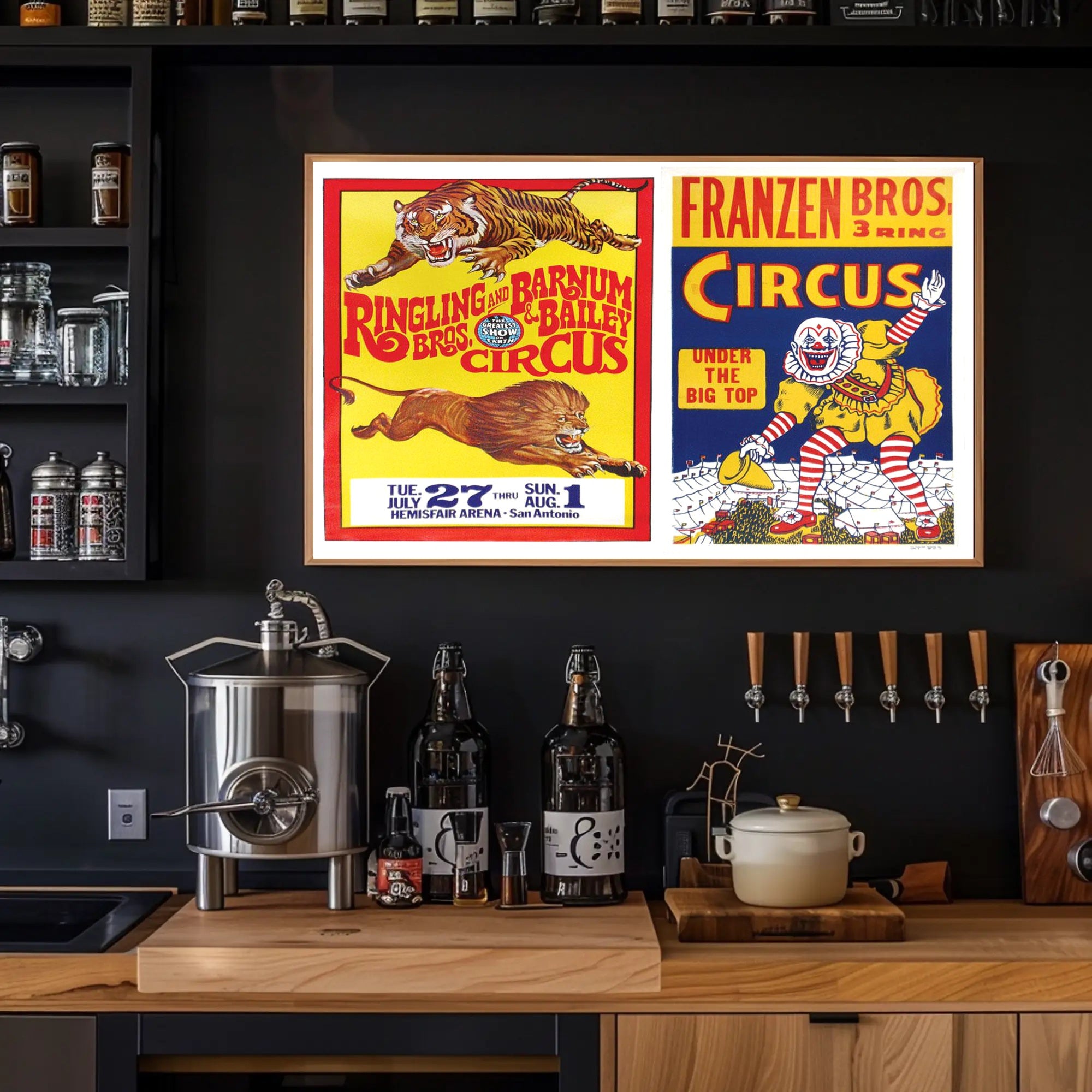 Classic Circus Posters Poster