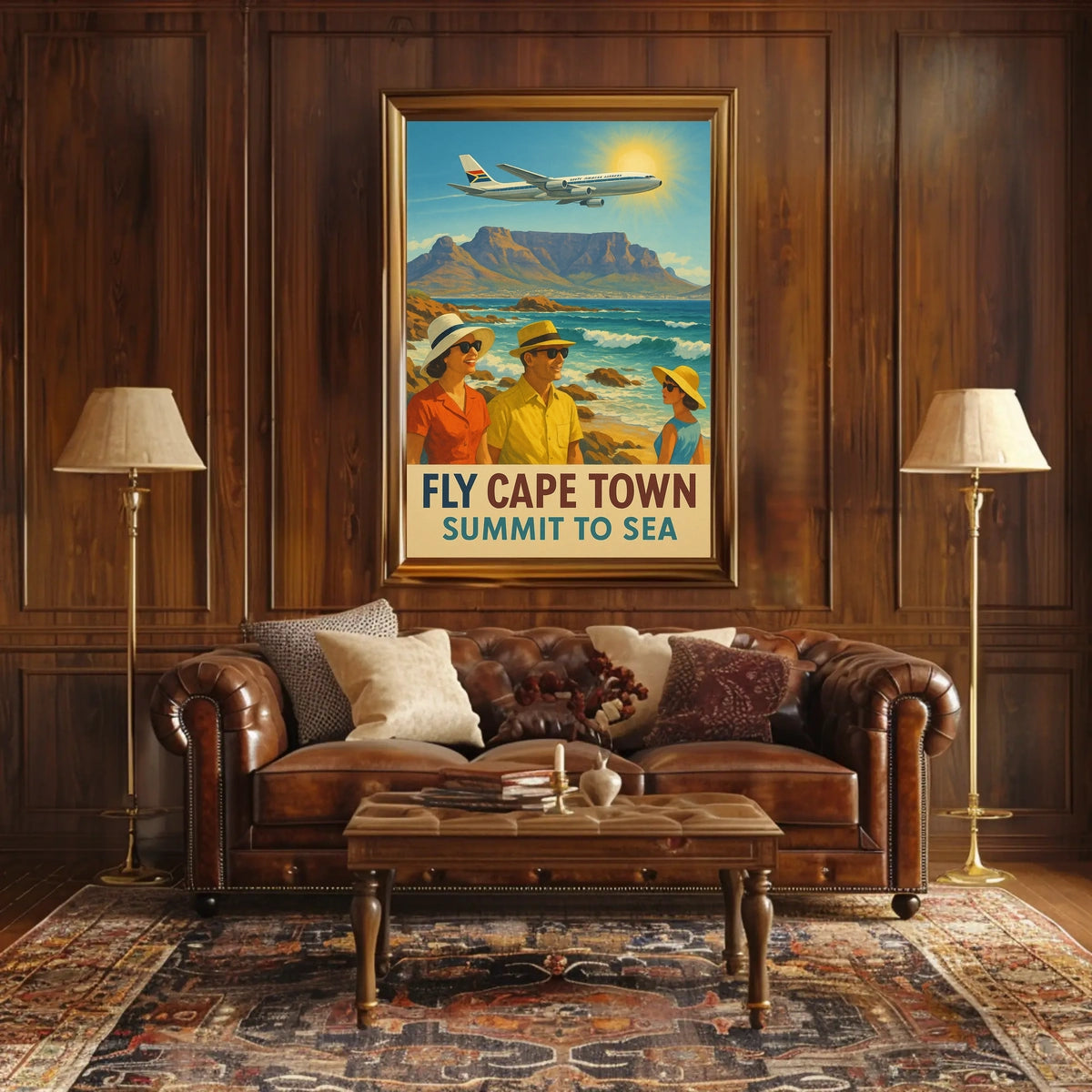 Fly Cape Town Summit To Sea Poster