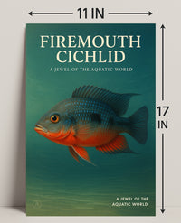 Firemouth Cichlid A Jewel of the Aquatic World Poster PosterGoat