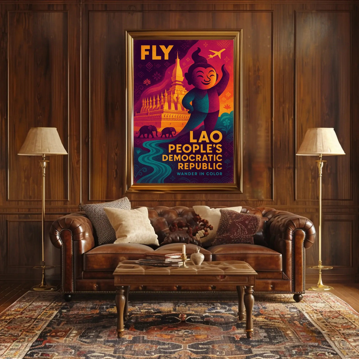 Explore the Lao Peoples Democratic Republic Poster