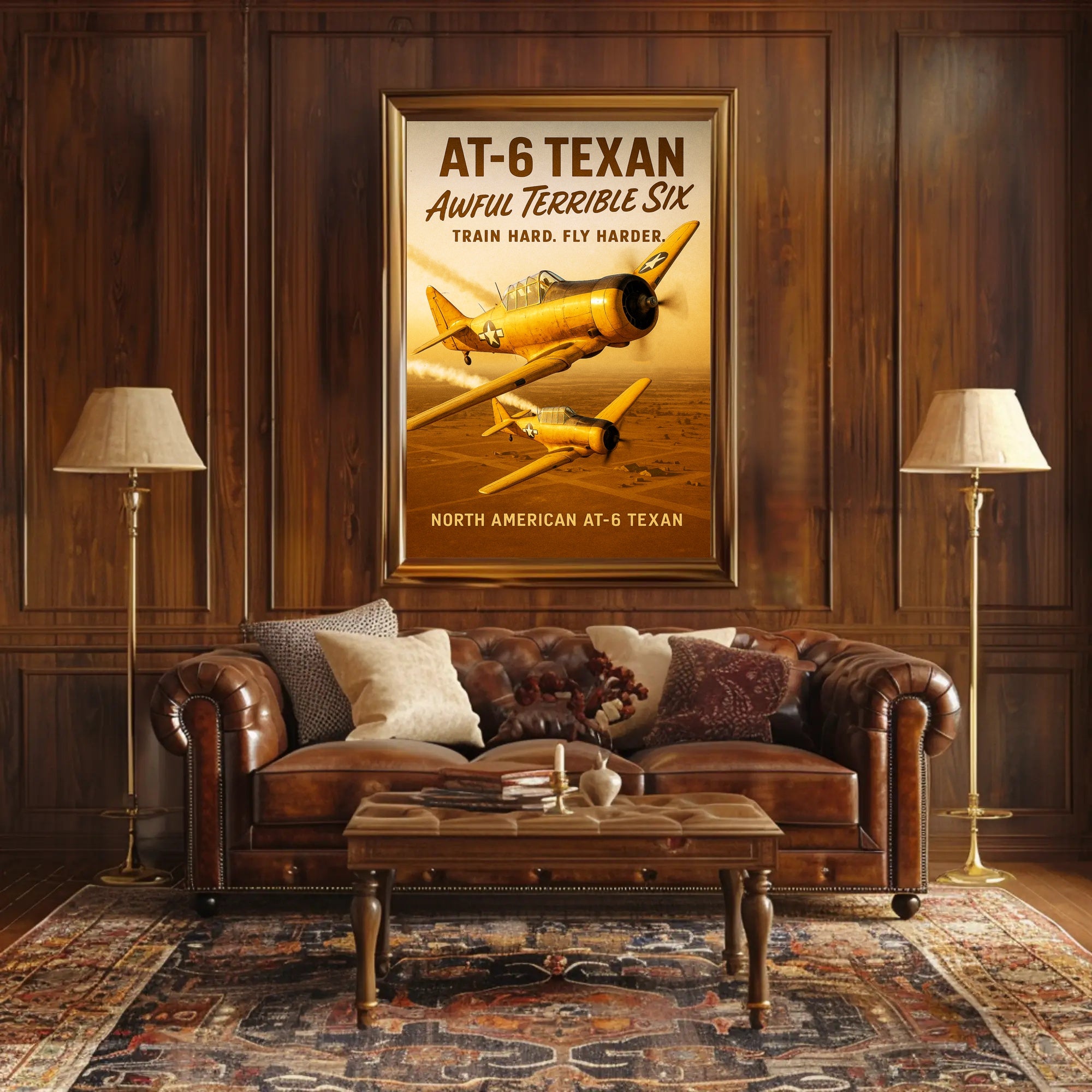 North American AT-6 Texan Poster PosterGoat