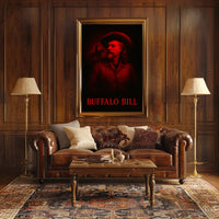 Buffalo Bill Stylized Wild West Historical or Presidential Poster