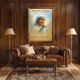 Mother Teresa Light of Compassion Poster