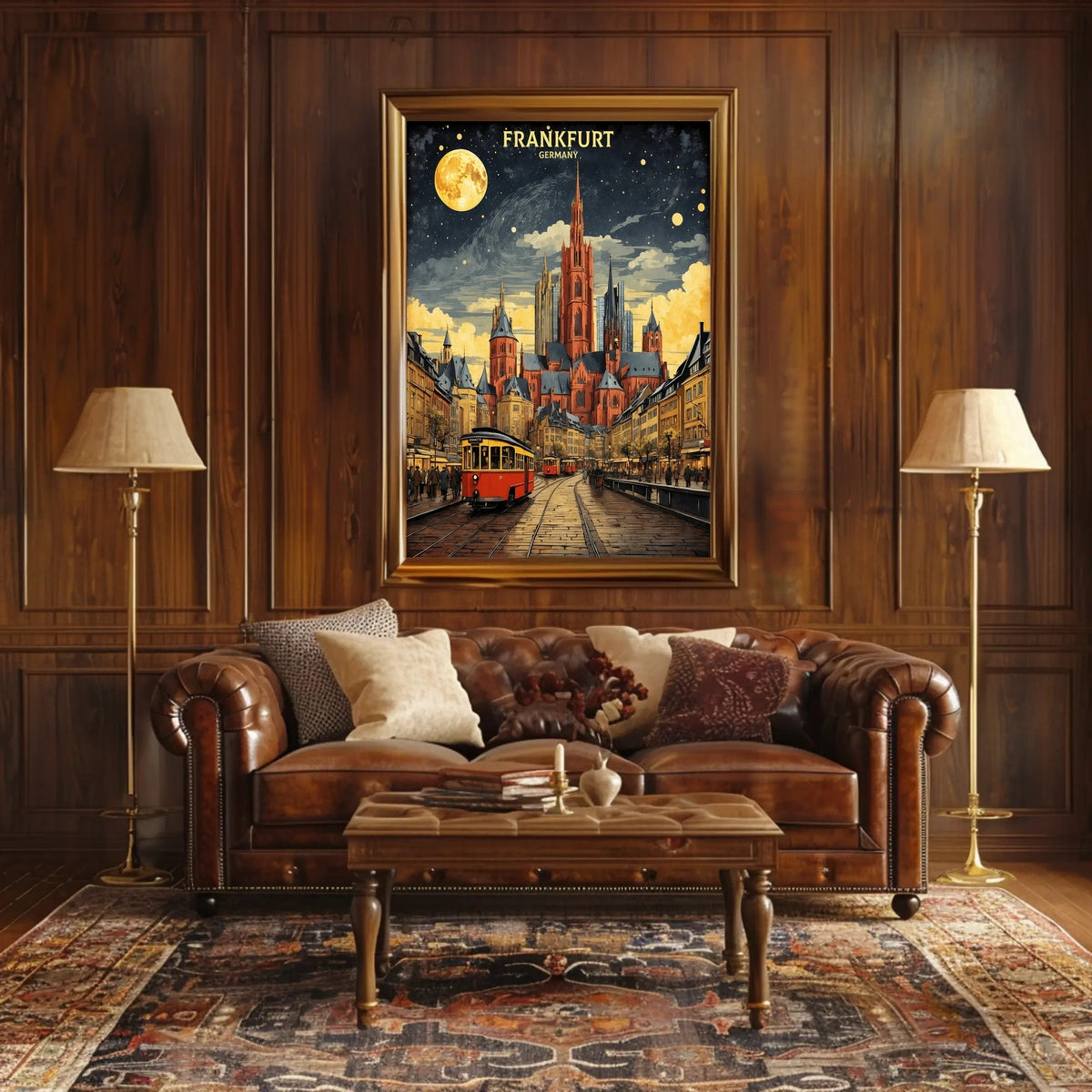 Frankfurt by Night Poster
