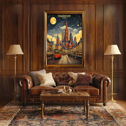 Frankfurt by Night Poster