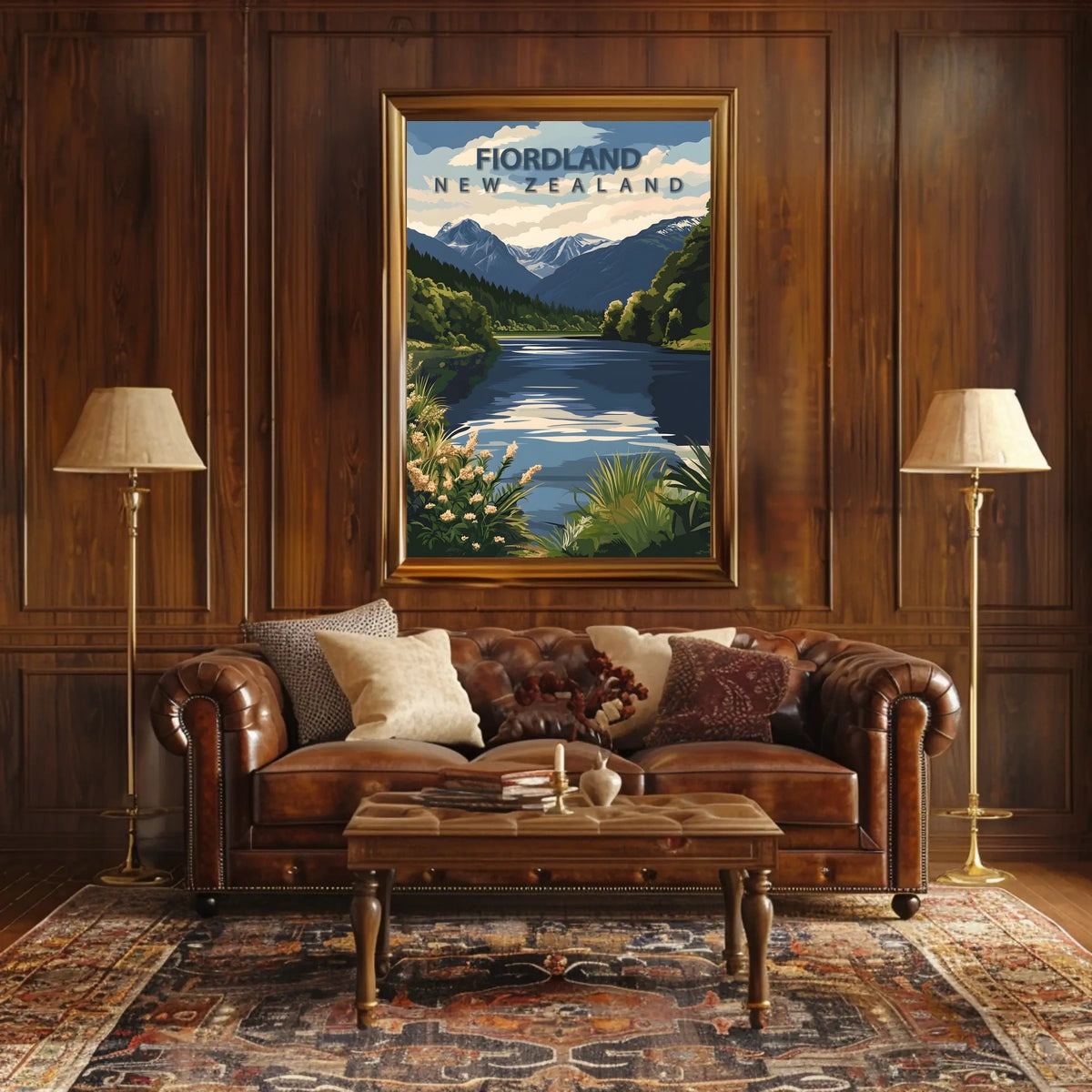 Fiordland, New Zealand Poster