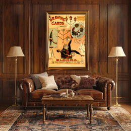 Eldora's Vintage Circus Juggling Extravaganza - Cultural or Heritage Poster