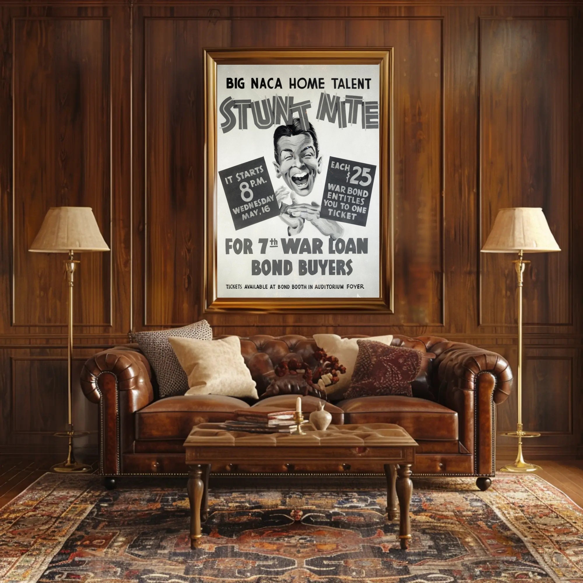 Stunt Nite for War Bond Buyers Poster PosterGoat