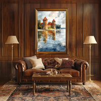 Lithuania Trakai Island Castle View Poster