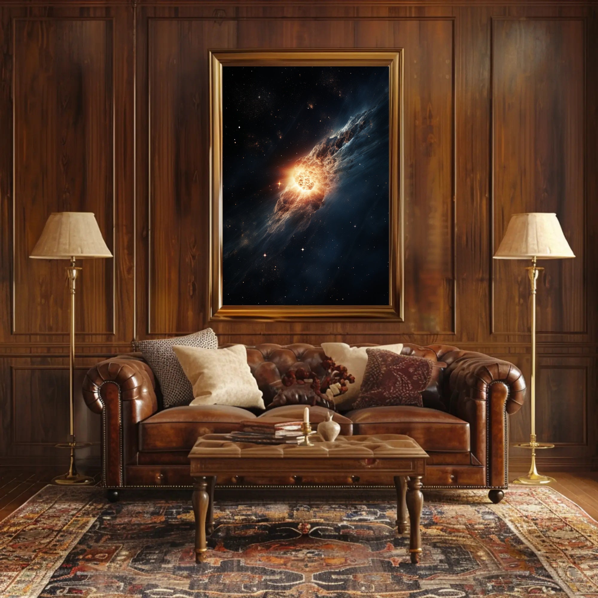 Cosmic Collision Poster