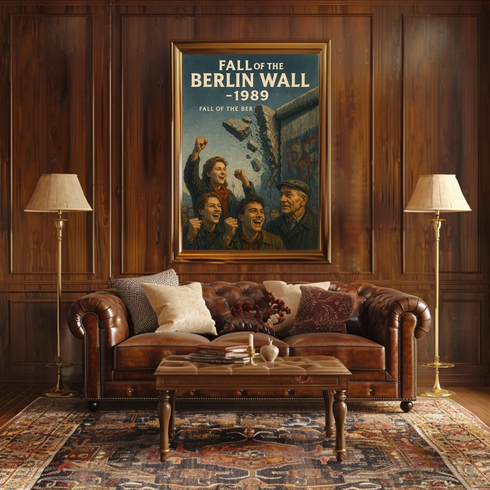 Fall of the Berlin Wall  1989 Poster PosterGoat